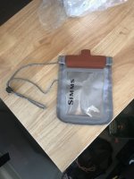 Sold - Simms waterproof license holder