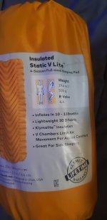 Wts Klymit Insulated Static V Lite Rokslide Forum