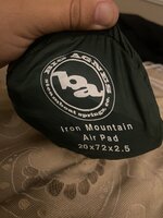 big agnes iron mountain air pad