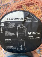 Marmot on sale sawtooth 15