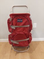 WTS - '70s Jansport Cascade External Frame Pack Red, 39 inch frame |  Rokslide Forum
