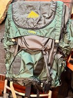 KELTY TREKKER 3950 backpack external frame hiking camping green NICE