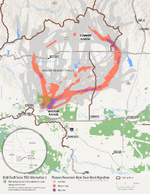 Boise Twin Falls Area BLM Draft Solar PEIS Alternative 3 with Mule Deer Pioneer Reservoir Herd...png