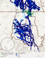 Kaibab Area BLM Draft Solar PEIS Alternative 3 with Mule Deer Migration Draft 02.png